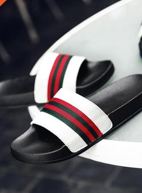 Shoes For Men Slides Lightweight Soft Flip Flops Summer Slip