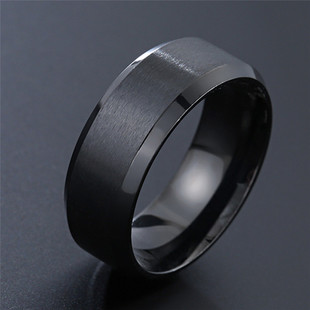 Modyle 2022 New Fashion Punk Vintage 8mm Classic Ring Male G