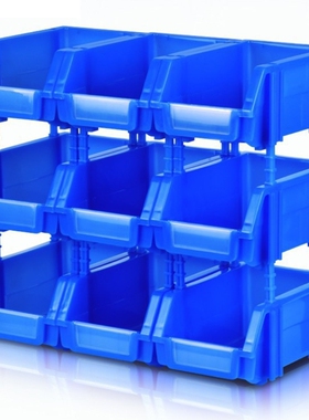 1pc Warehouse Plastic Parts Box Oblique Combined Component