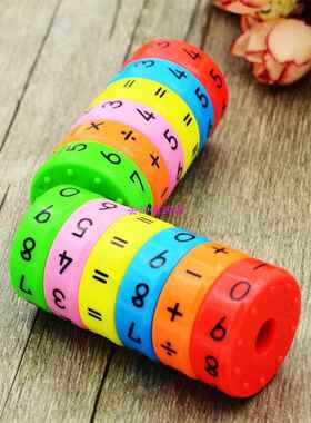 Magnetic Mathematics Learning Cylinder Numbers Toys Kinderga