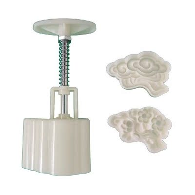 Plastic Mooncake Stamps Cute Pine Shaped Mooncake Mold