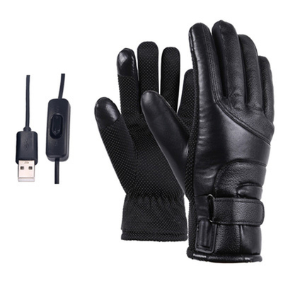 Winter Electric Heated Gloves Windproof Cycling Warm