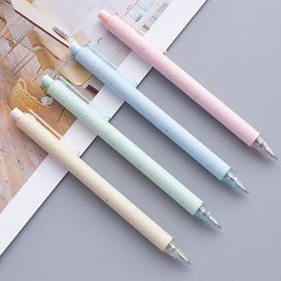 1PC Gel Pens Press Writing Wheat Straw Gel Pen For School