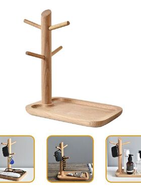 Stand Holder Tray Key Display Necklace Stud Ear Glass