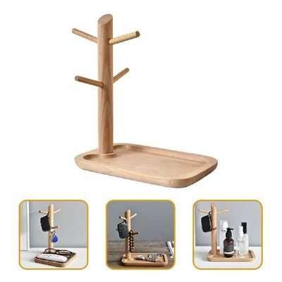 Stand Holder Tray Key Display Necklace Stud Ear Glass