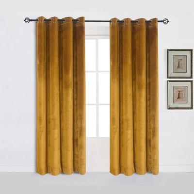 Modern Solid Velvet Curtains for The Bedroom Living Room Cus