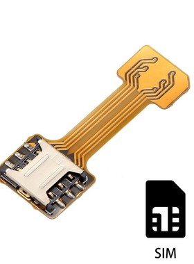 Hybrid Double Dual SIM Card Micro SD Adapter for Android Ext