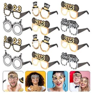 New Year Glasses Party Eyeglasses Frames Supplies Photo