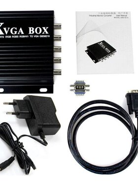 XVGA Box RGB RGBS RGBHV MDA CGA EGA to VGA Industrial