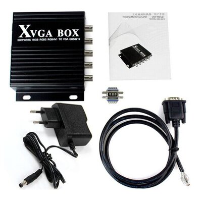 XVGA Box RGB RGBS RGBHV MDA CGA EGA to VGA Industrial