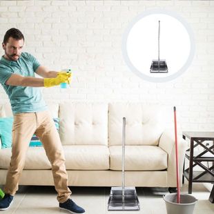 Broom Sweeping Long Outdoor Brush Handle Cleaning Dustpan