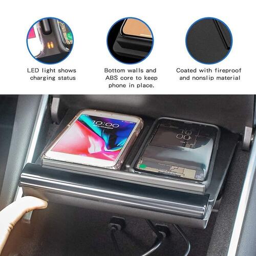 Wireless Charger For Model 3 2017-2020 Dual Wireless Smartph