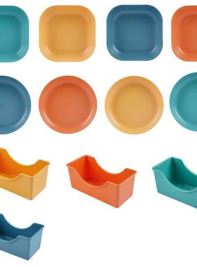 Small Plastic Dish Not Breakable Bone Storage Dish Snacks