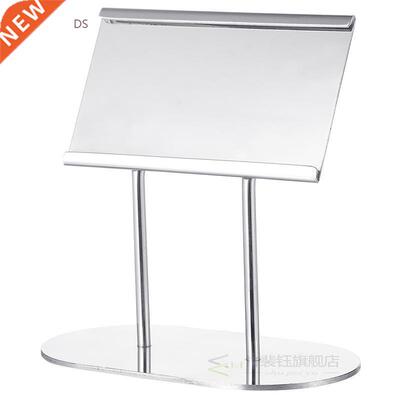 1pc Table Cds Holder Stainless Steel Showing Information M