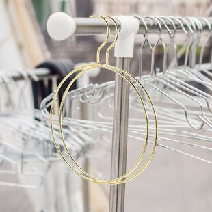 Hanger Scarf Closet Organizer Ring Holder Hangers Rack
