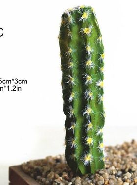 Artificial Prickly Pear Succulents Cactus Green Plant