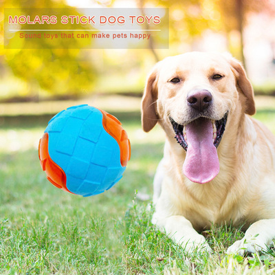 Nontoxic Pet Dog Toy Chew Bite Ball Tire Squeaky Squeeze