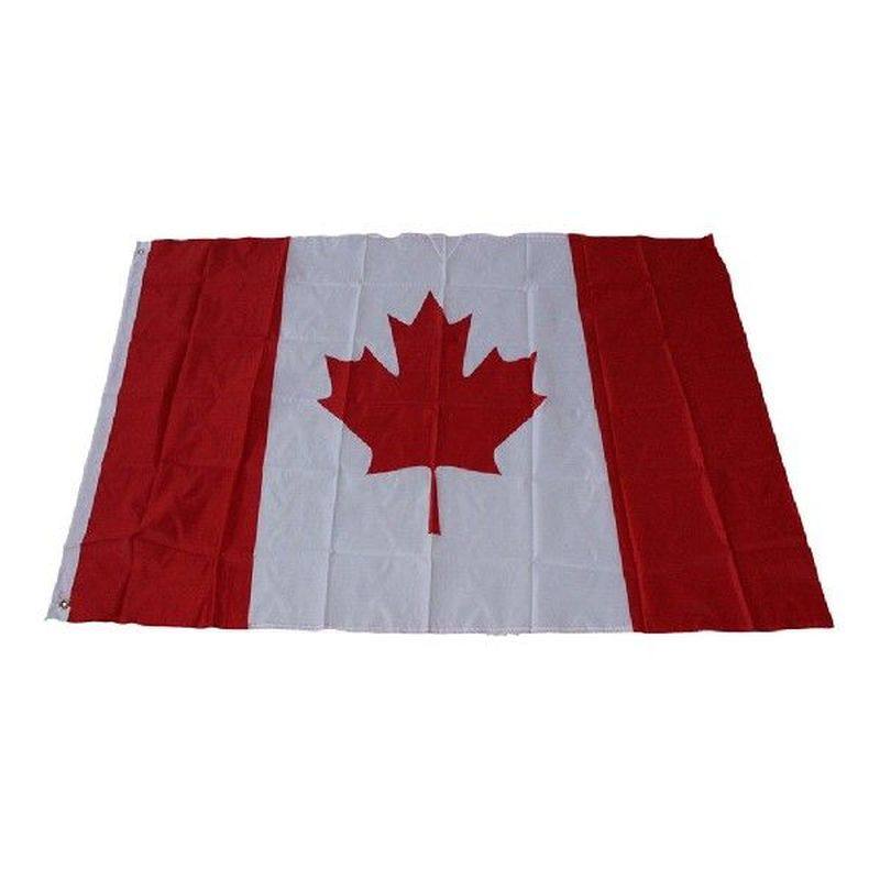 2pcs canada national day flag 90×150cm polyester canad