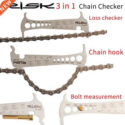 304 Steel Bike Chain Checker Wear Indicator 3 in 1 Screws Me