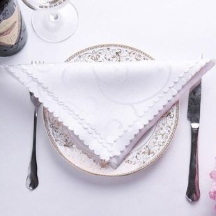 1PC Fabric Napkins Cloth 47.5*46cm Table Napkins For