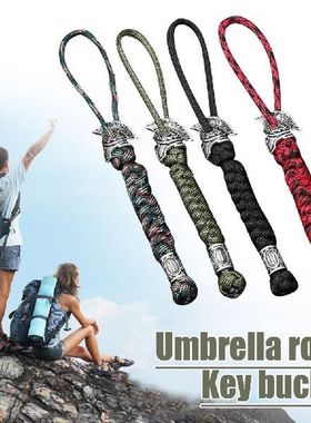 Paracord Tali Gantungan Kunci Luar Ruangan Kemah Bertahan