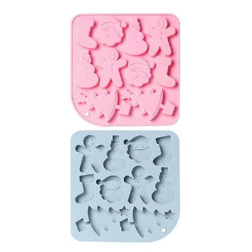896A Christmas Series Baking Molds Fondant Mould Chocolate