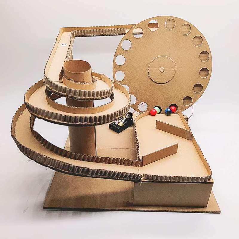 Homemade Assembled Track Race Marble Handmade Material