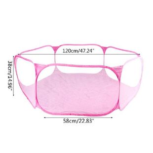 Tenda Segi Enam Kandang Kandang Peliharaan Dapat Dilipat