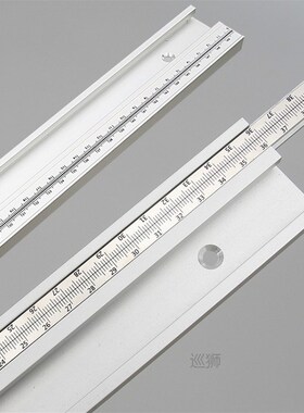 45 Chute T Track with Scale Alloy T-tracks Slot Miter Track