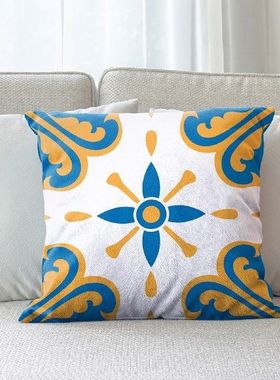 Floral Throw Pillow Case Boho Cushion Cover Colorful Flower