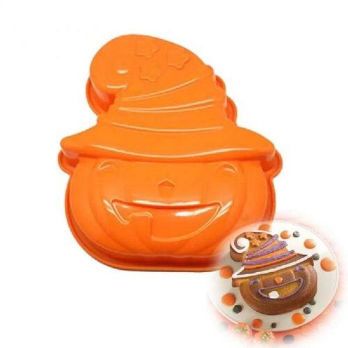 Large Pumpkin Silicone Cake Mold Pudding Spooky Halloween
