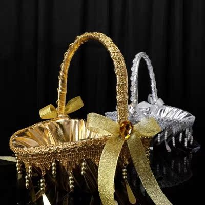 Flower Storage Elegant Fabric Sturdy Faux Crystal Wedding