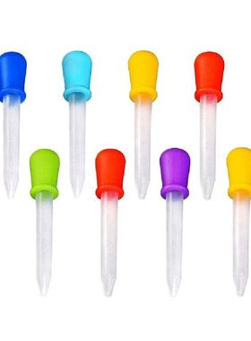 Dropper Glass Eye Pipette Droppers Clamp Frosted Blue