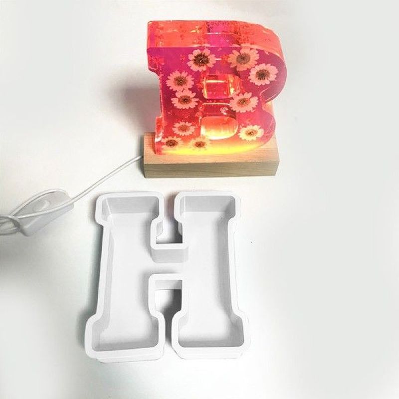 Diy Crystal Alphanumeric Word Art Styles Silicone Mold