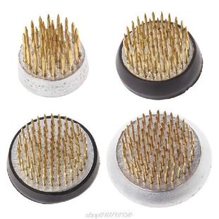 Round Ikebana Kenzan Flower Frog With Rubber Gasket Art