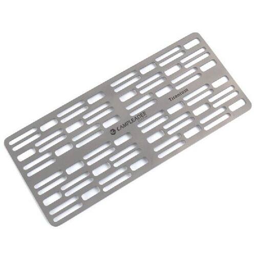 Campleader Camping Titanium Barbecue Plate Metal Barbecue