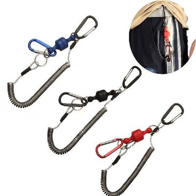 Boating Steel Wire Extendable Coil Lanyard Tackle Tools