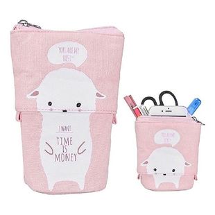 Cute Store Pencil Case Box 1PC Cartoon Cute Cat Telescopic