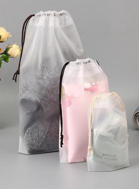 1pcs Transparent  Drawstring Storage Bag Clothes Underwear