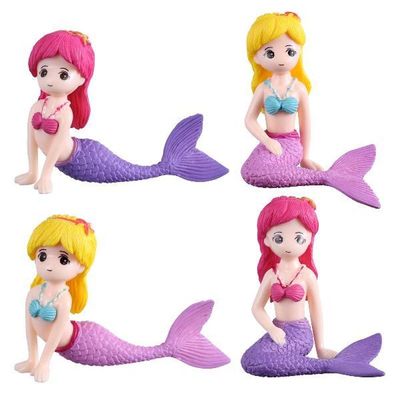 4Pcs Figurines Ornament Cake Decorations Cake Decorating