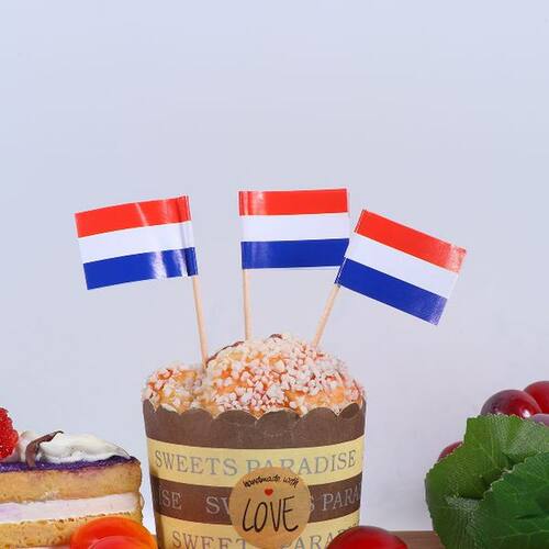 Flag Netherlands Stick Flags Mini Toothpick Topper Cocktail