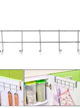 5 Hooks Over Door Clothing Hanger Rack Cabinet Door Loop