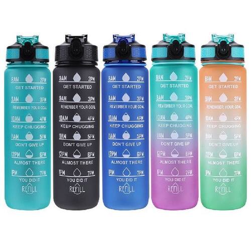 1000ML Botol Air Jerami Bouncing Luar Ruangan Berlari