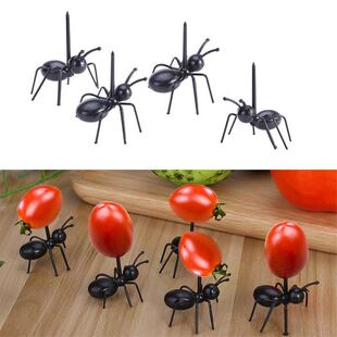 24 Pcs Ants Food Picks Reusable Ant Toothpicks Fruit