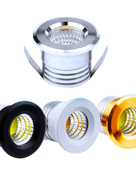 Silvery/Black/White/Golden Mini LED Downlights 3W 100V-240V