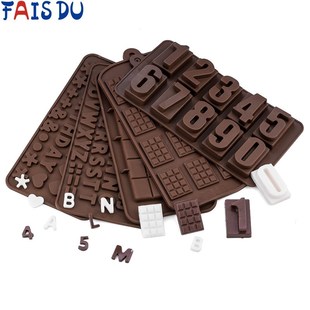 DIY Non-stick Chocolate Waffle Silicone Mold Fudge Candy Mol