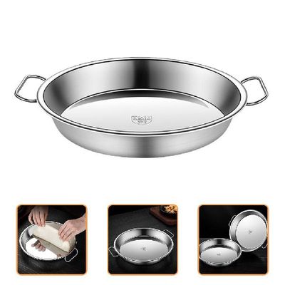 Steamer Pan Steel Stainless Rice Tray Cake Steaming Pot