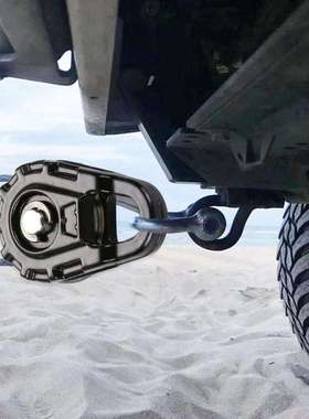 Portable 1pc RC Car Winch Pulley Black Tow Rope Winch Snatch