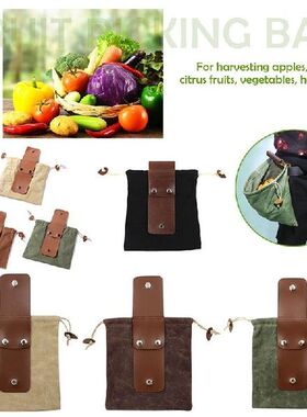 1pc Outdoor Foraging Bag Fruit Picking Pouch Portable