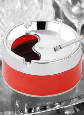 Useful Ash Tray Rotatable Lid 4 Slots Smoky Free Smooth